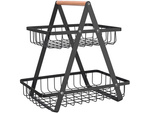Raft de bucătărie loft bucătărie organizator cu coș