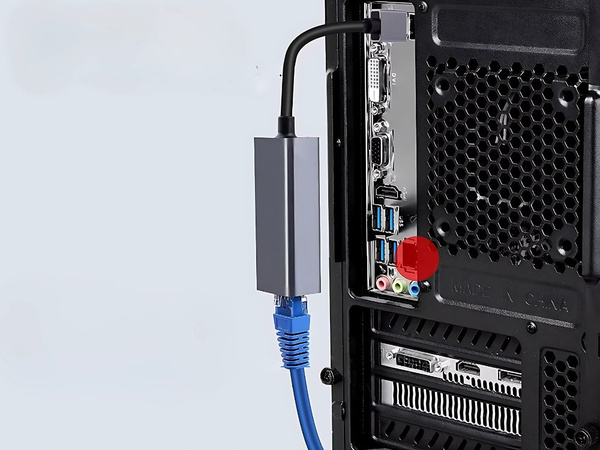 Adapteris usb a tipo ethernet adapteris tinklo kortelė lan rj45 100mb