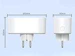 Prise double intelligente wifi smart timer 16a app