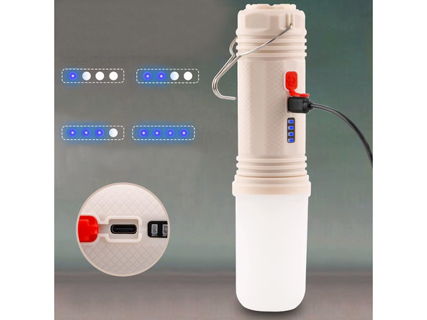 Potovalna lahka kamping svetilka večnamenska powerbank vodila šotor