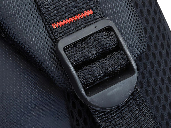 Városi hátizsák iskola ifjúsági sport 15l fekete 3 rekeszes laptophoz