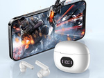 Auriculares in-ear inalámbricos bluetooth con estuche de carga led y micrófono