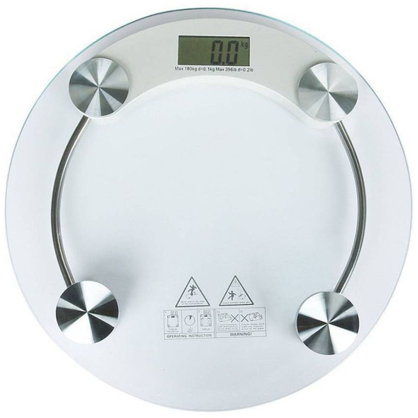 Elektronická váha 180kg sklenenená lcd váha