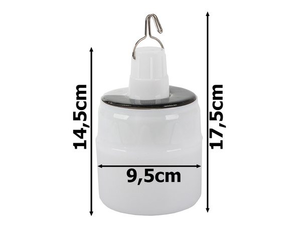 Napelemes túrázás kemping lámpa usb led