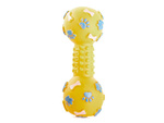 Juguete para perro squeaky chew rubber dumbbell bone