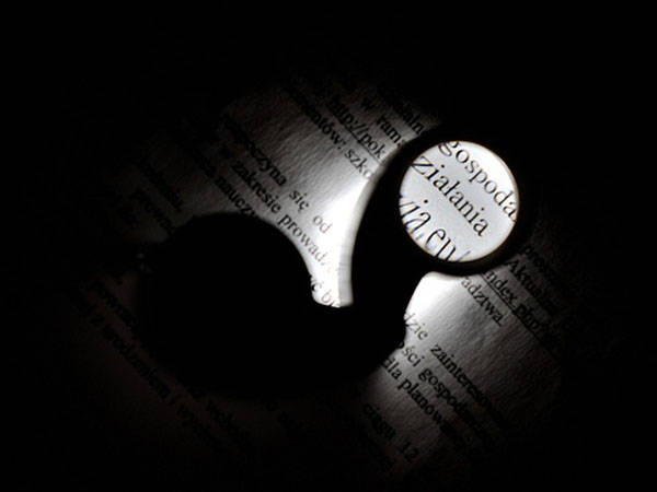 Loupe de bijoutier pliante 2 led 40x