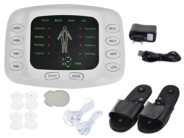 Electroestimulador músculo ems tens taps