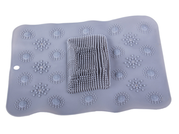 Shower foot massager non-slip mat