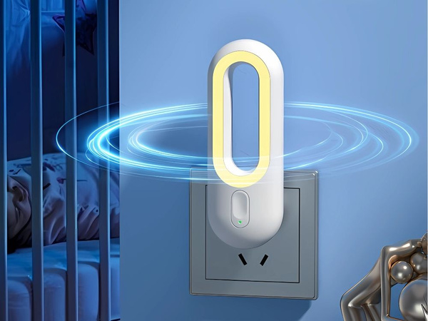 Repelent electric ultrasonic pentru țânțari și alte insecte lumină de noapte