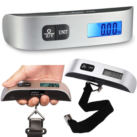 Electronic baggage weigher for airport travelers 50 kg