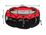 Corral plegable para perros cama para gatos jaula grande perrera ligera