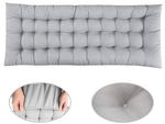 Garden plain landscape push cushion 170x50 cm thick quilted seating