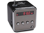 Altavoz inalámbrico portátil mini radio fm led bluetooth móvil microsd