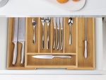 Organizator predalov za kuhinjske mize bambus 7 door 39cm l