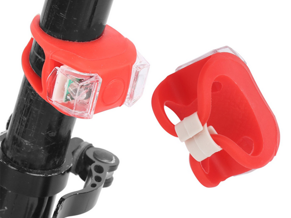 Luces led bicicleta delantera trasera 2 uds
