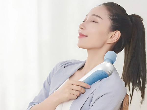 Masseur corporel électrique vibrant de poche pour une forte relaxation musculaire