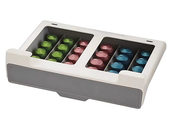 Organizator za kavne kapsule nespresso na steni 30 kapsul izvlečni vrh