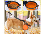 Coupe pliante en silicone pour chien, chat, voyage, lumiere 800ml