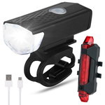 Led set zadnja prednja usb bike light