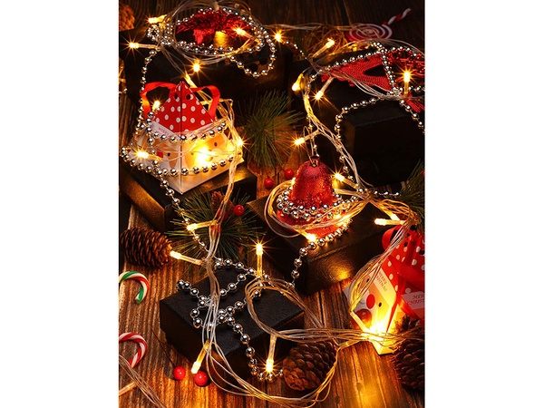 Weihnachtsbaumkette perlen girlande schilf