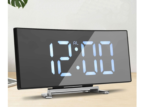 Digitális óra elektronikus riasztó led hőmérő
