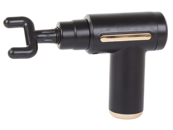 PISTOLET DO MASAŻU PLECÓW CIAŁA NÓG MASAŻER MOCNY MASSAGE GUN 4 KOŃCÓWKI