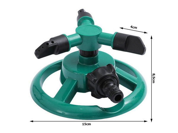 Arroseur de gazon rotatif 360° réglable
