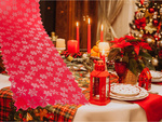Weihnachts tischläufer weihnachtsabend dekorative tischläufer 220x35cm