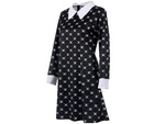 Vestido miercoles disfraz addams niños halloween disfraz 125
