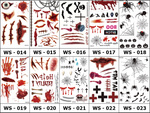 Tatuaje halloween fals realist lavabil temporar deghizare sânge