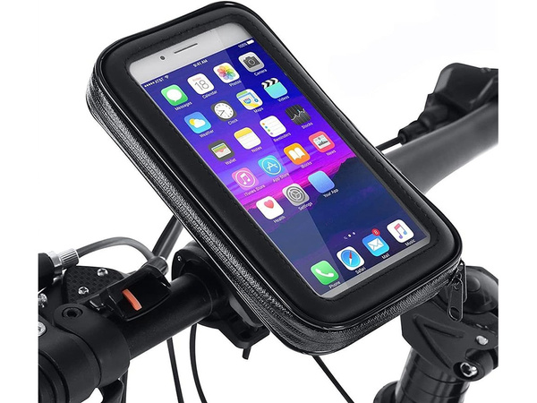 Držiak na telefón na bicykli vodotesný uzamykateľný otočný o 360