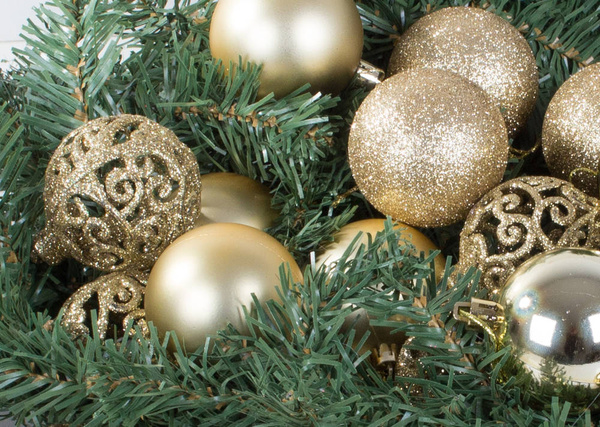 Copas de árbol de navidad 6/4/3 cm kit 100 piezas