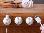 Cable holder organiser for cables 6 pcs.