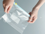 Torebki foliowe strunowe suwak zamykane szczelne do żywności 1200ml 15szt