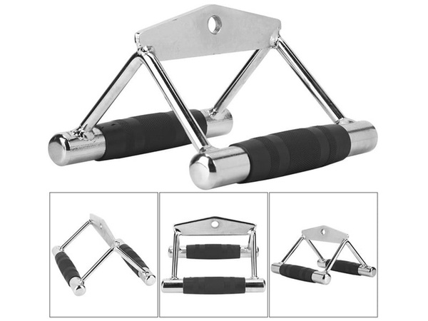 Dviguba trikampė rankena viršutiniam keltuvui apatinė plieninė mankšta