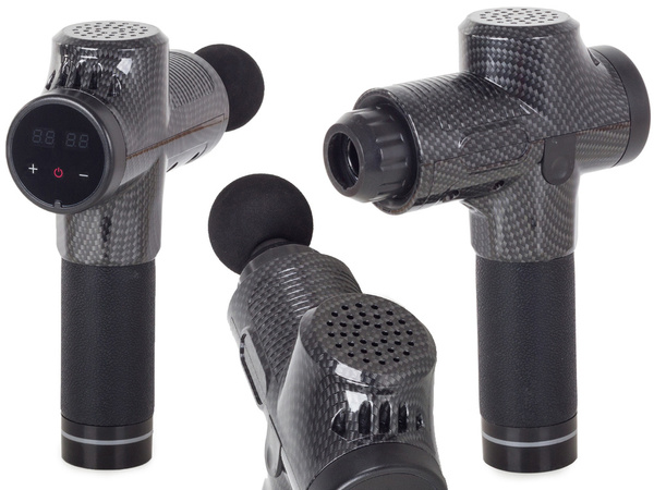 Pistolet de massage masseur corporel lcd puissant sans fil set case