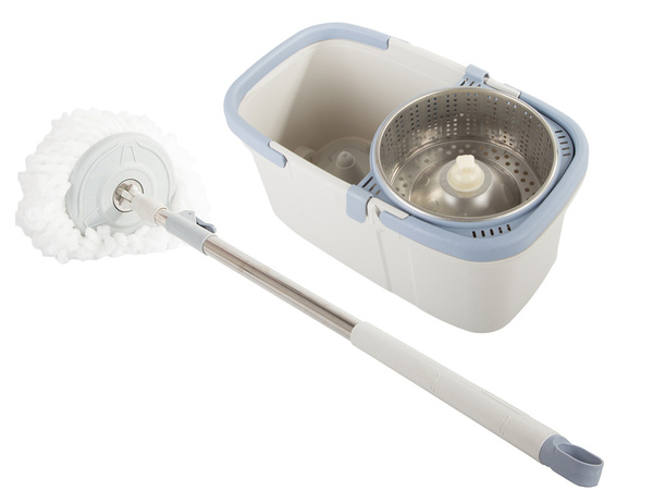 Mop rotativ 360 rotație turbo set găleată microfibră pad