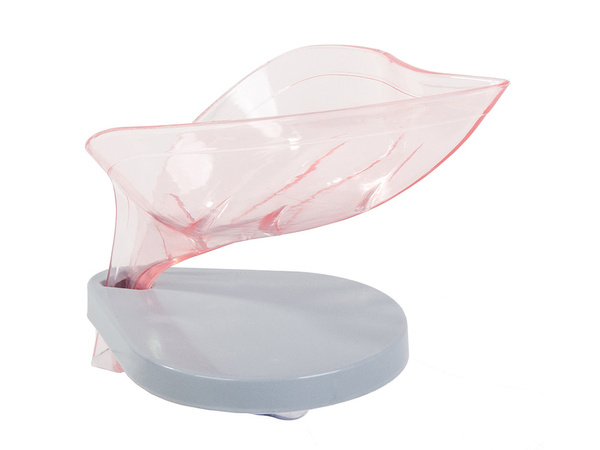 Bath soap leaf soap dish with drain