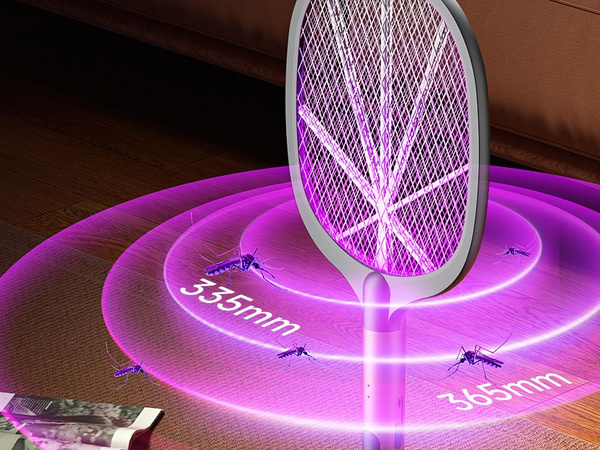 Lampe insecticide uv pour moustiques avec support