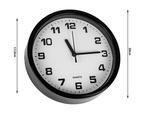 Reloj de pared grande no táctil silencioso 20 cm segundero redondo