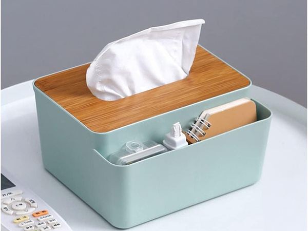 Caja de pañuelos bandeja organizadora de pañuelos