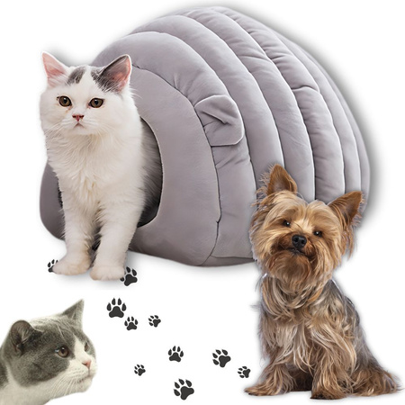 Lit en peluche cocon pour chien chat oreiller doux literie fluffy