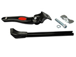 Bicicletă stand picior reglabil biciclete picior spate lateral aluminiu