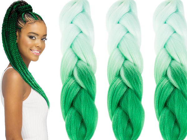 Syntetické vlasy pre farebné ombre vrkoče