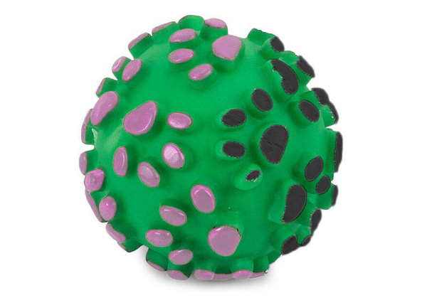Čīkstoša suņu rotaļlieta teether bumbiņa gumijas krāsas