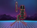 Stúdió mikrofon usb rgb állvány számítógépes stream játékhoz kardioid
