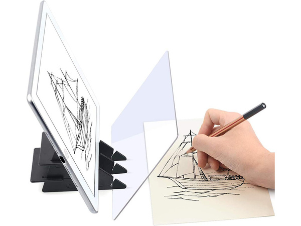 Optiskais zīmējums skiču burtnīca zīmēšanas projektors rasēšanas papīrs zīmēšana no tālruņa