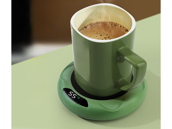 Hrnček na kávu čaj ohrievač vody elektrické ovládanie usb