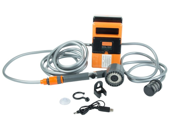 Ducha portátil eléctrica de turismo bomba usb camping coche