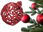 Christmas tree tops 6/4/3 cm kit 100 pieces